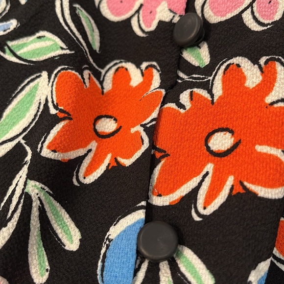 ASOS DESIGN flutter sleeve floral midi tea dress/NWOT/8 - Picture 8 of 16